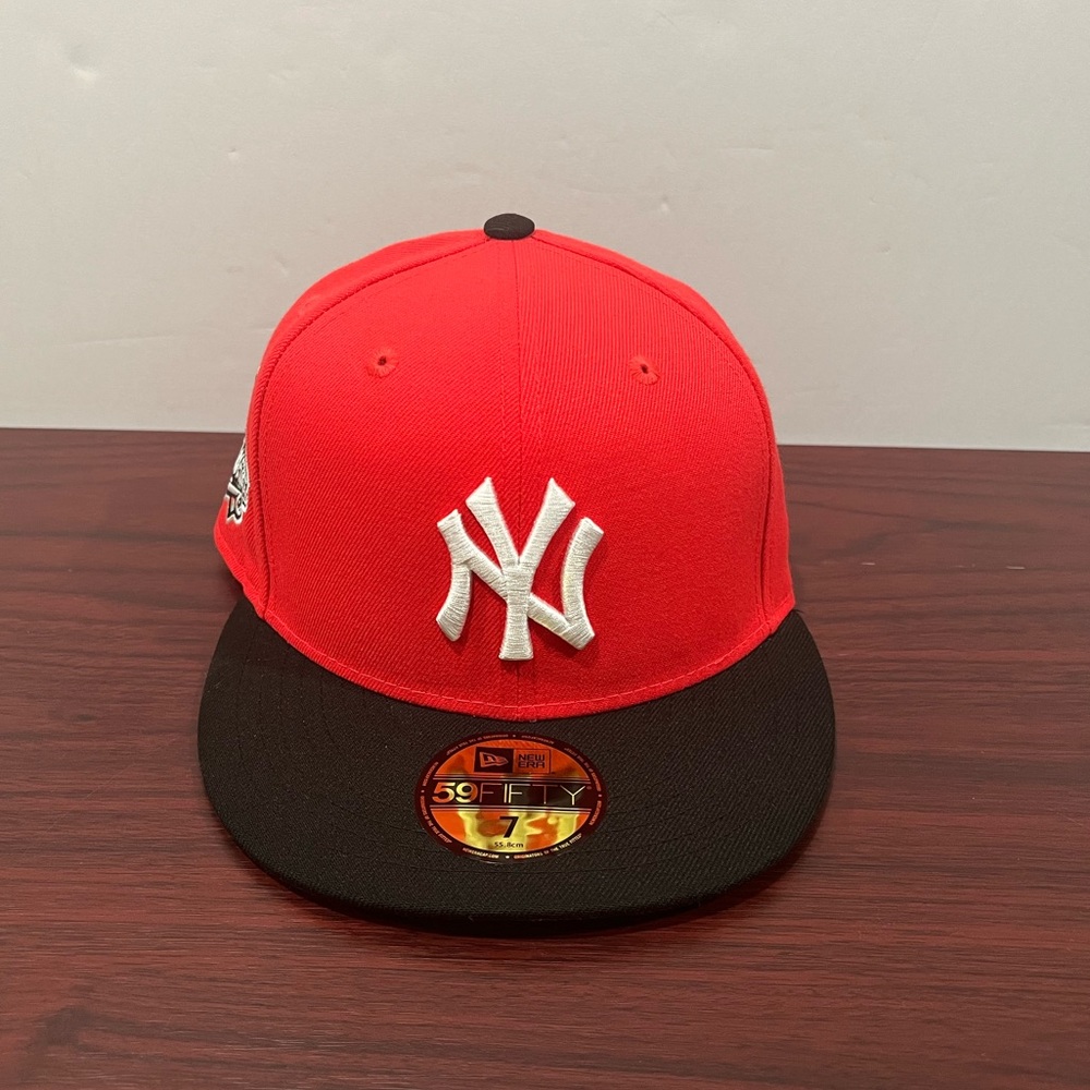 New Era, 59Fifty Fitted Hat, New York Yankees, 1999 World Series, Pink & Black
